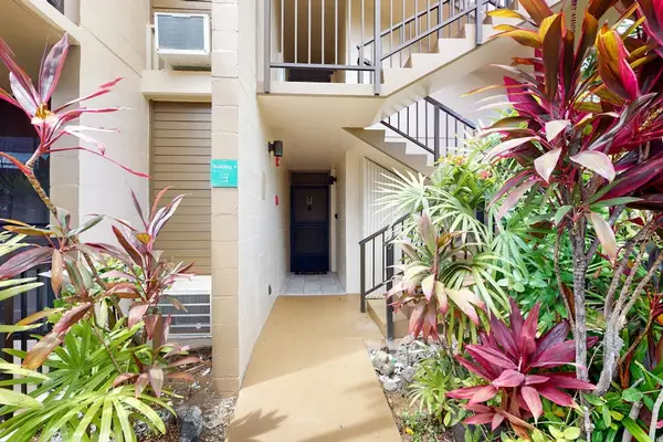 Private Entrance with Tropical Landscaping