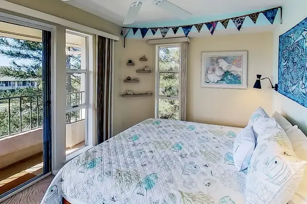 Bright Corner Bedroom Filled With Natural Light