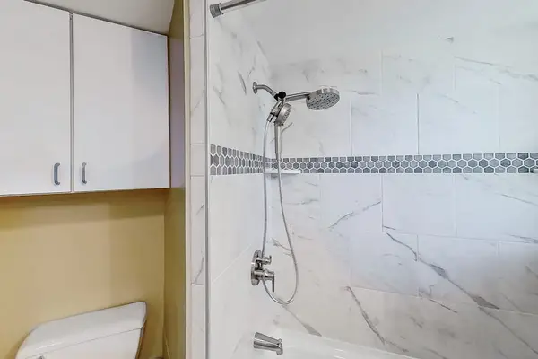 Modern Bathroom With Walk In Shower