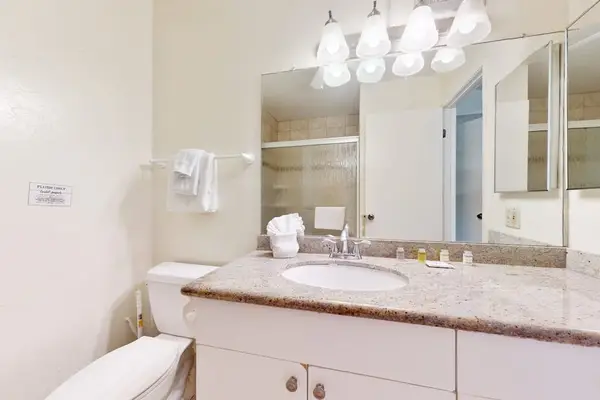 Elegant bathroom with spacious vanity