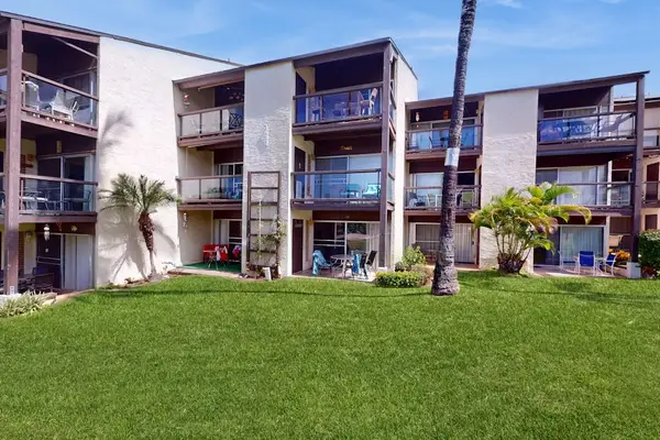 Well-maintained resort buildings