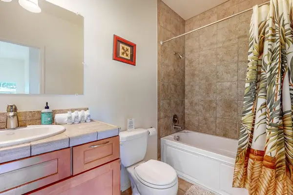 Second bathroom delivers fresh modern finishes with clean welcoming feel