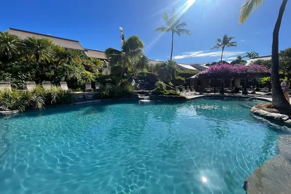 Cool off in the sparkling resort pool