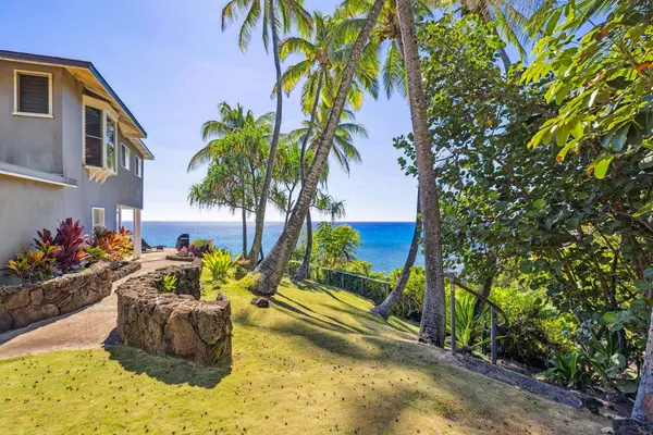 Palm trees swaying in the fresh ocean breeze.