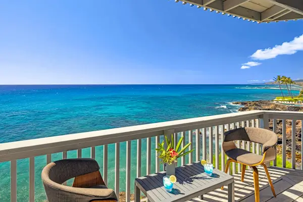 Enjoy your morning coffee or an evening glass of wine from one of the many balconies or patios all around the property.  Take in the views and listen to waves crashing below.