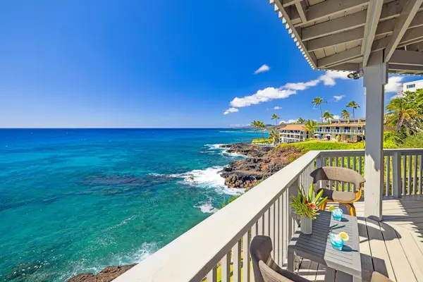 Enjoy your morning coffee or an evening glass of wine from one of the many balconies or patios all around the property.  Take in the views and listen to waves crashing below.