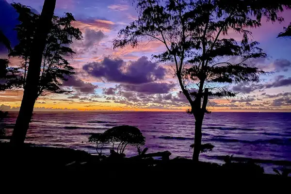 Spectacular Hawaiian sunset views