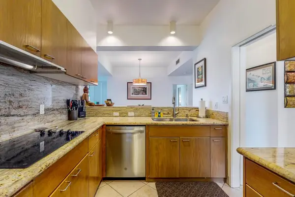 Modern Kitchen With Granite Countertops