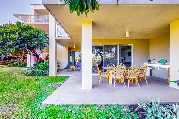 Garden lanai for outdoor dining surrounded by lush greenery daily