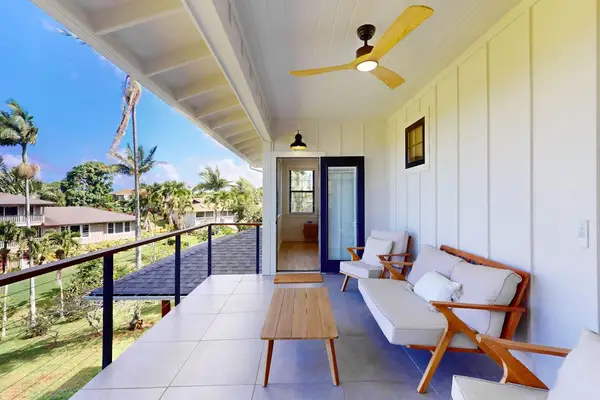 Scenic Covered Balcony For Morning Coffee