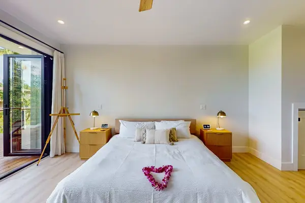 Cozy Primary Bedroom With Garden Views