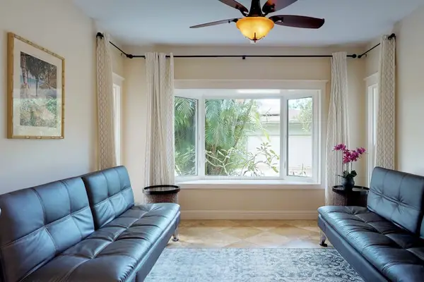 Study with two futons for extra guests