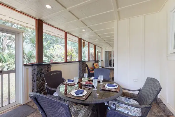 Dine outdoors on your private lanai.