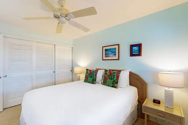 Primary bedroom with Queen bed for restful nights