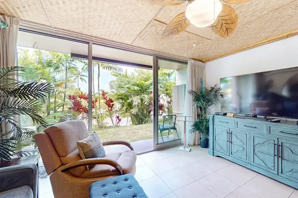 Relaxing living room with garden views