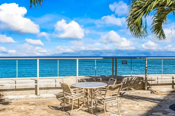 Oceanfront Courtyard For Outdoor Gatherings