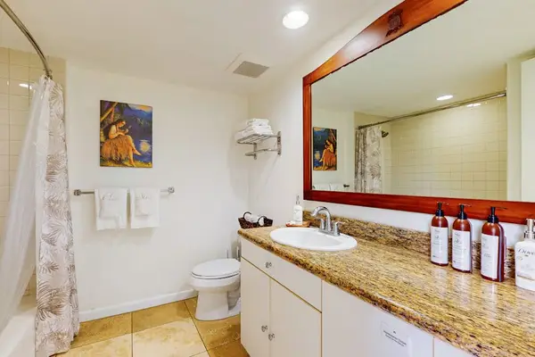 Bright Bathroom With Modern Vanity