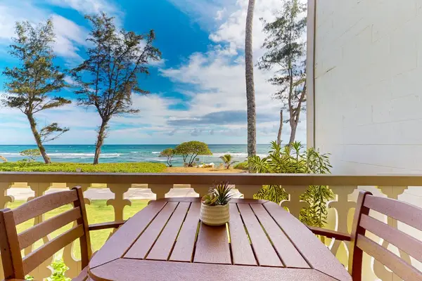 Private Lanai For Morning Coffee