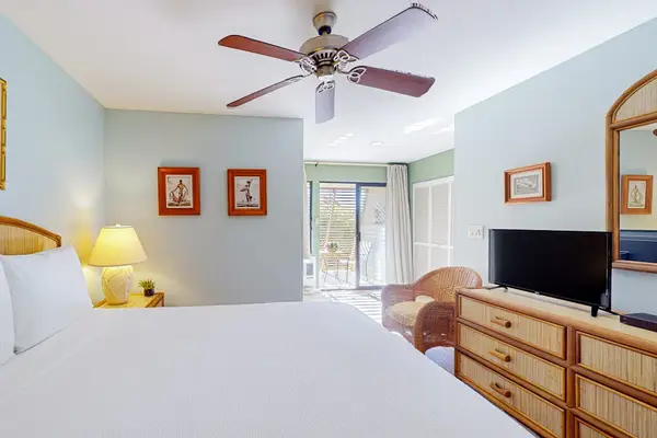 Wake up refreshed in this bright and cozy bedroom