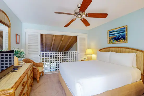 Comfortable bedroom designed for restful nights