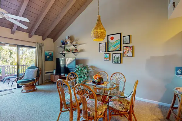 Open dining area filled with natural island light