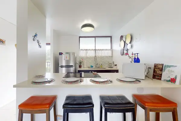 Open Kitchen With Breakfast Bar