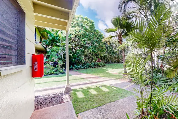 Private outdoor seating area perfect for enjoying the island breeze.