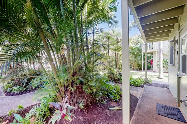 Lush landscaping welcomes you throughout the resort grounds.