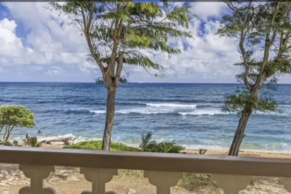 Turquoise Ocean Waves Framing Your Balcony View