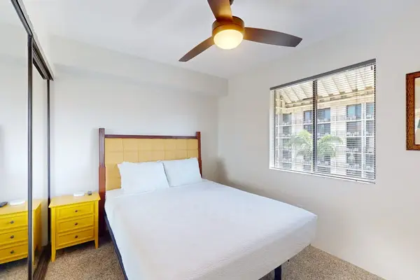 Inviting Third Bedroom With Garden Views