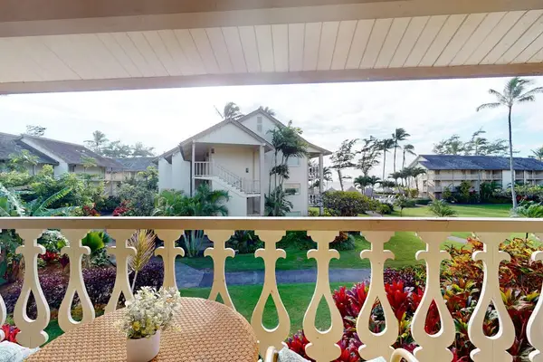 Peaceful Balcony With Resort Views
