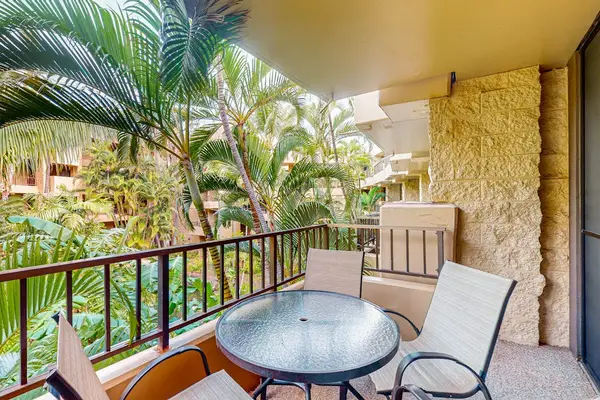 Tropical Balcony With Garden Views