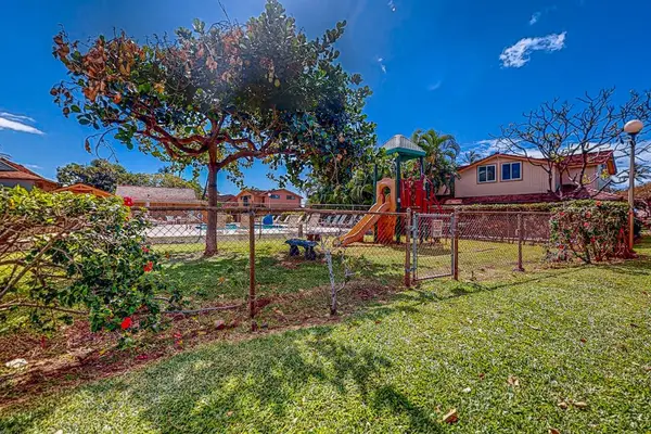 Children can enjoy the outdoor playground in a safe, open setting.