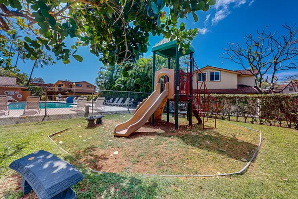 The playground offers a fun space for kids to play and explore.