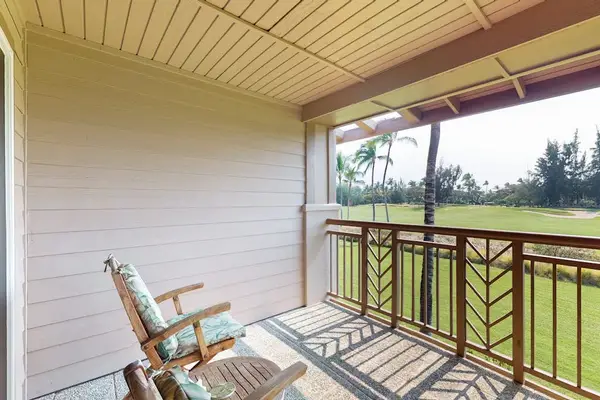 Private lanai for relaxing at the end of a long day.