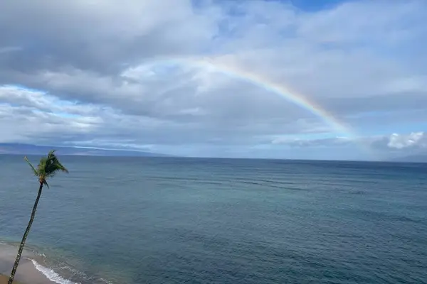Rainbow Over The Pacific Horizon