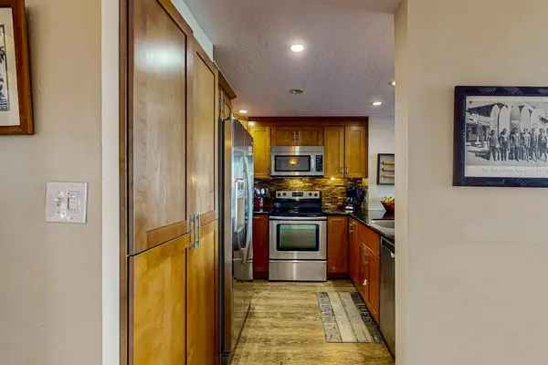 Newly remodeled kitchen with stainless steel appliances, ready for the chef in you.