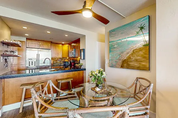 Dining room with seating for four.