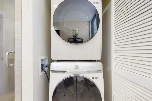In-Unit Stacked Washer and Dryer Set