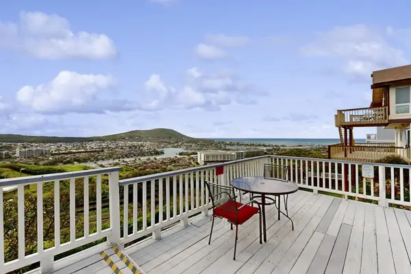 Relax on the patio while taking in the dramatic silhouette of Koko Head Crater.