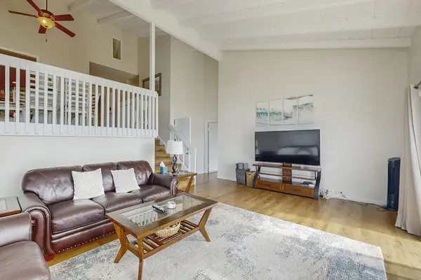 Enjoy relaxing downtime with a TV available for your entertainment.