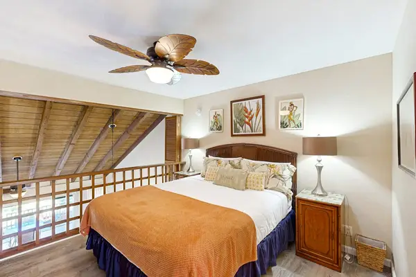 Comfortable king bed for restful nights