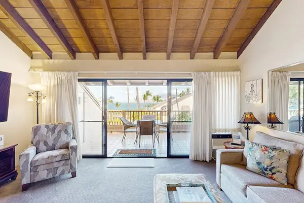 Comfortable living room with natural light