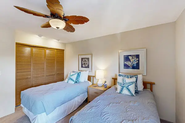Comfortable twin beds for a restful stay