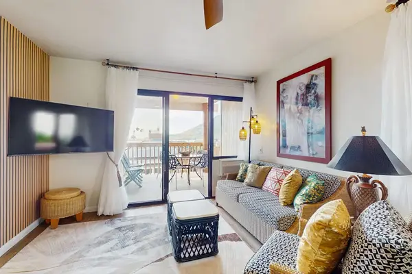 Bright Living Room With Lanai Access