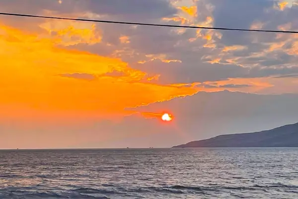 Stunning Sunset From The Shore