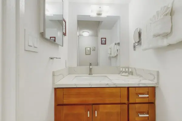 Clean Vanity With Plenty Of Space