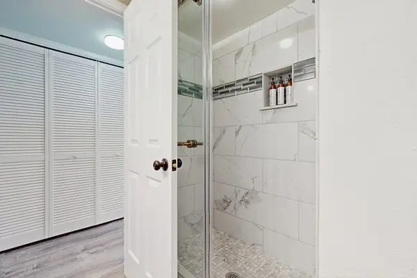 Fresh Bathroom With Walk-In Shower