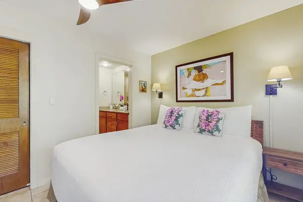 Comfortable Bedroom With Garden Views