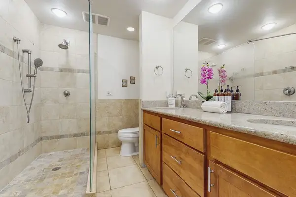 Spa Inspired Bathroom With Walk In Shower